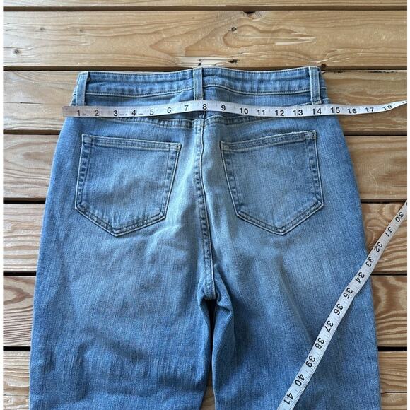 NWT L’Agence High Rise Desert Distressed jeans Size 27 Women’s Blue High Line - Picture 10 of 11